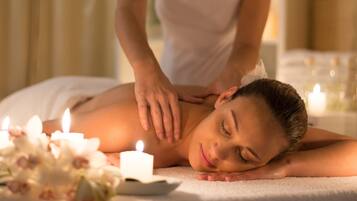 Soins d'hydrothérapie, soins d'aromathérapie, massages