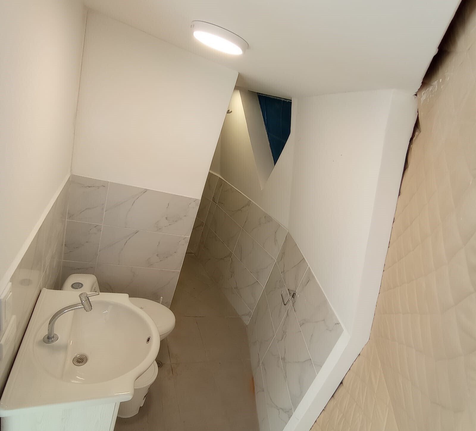 Soap, shampoo, toilet paper