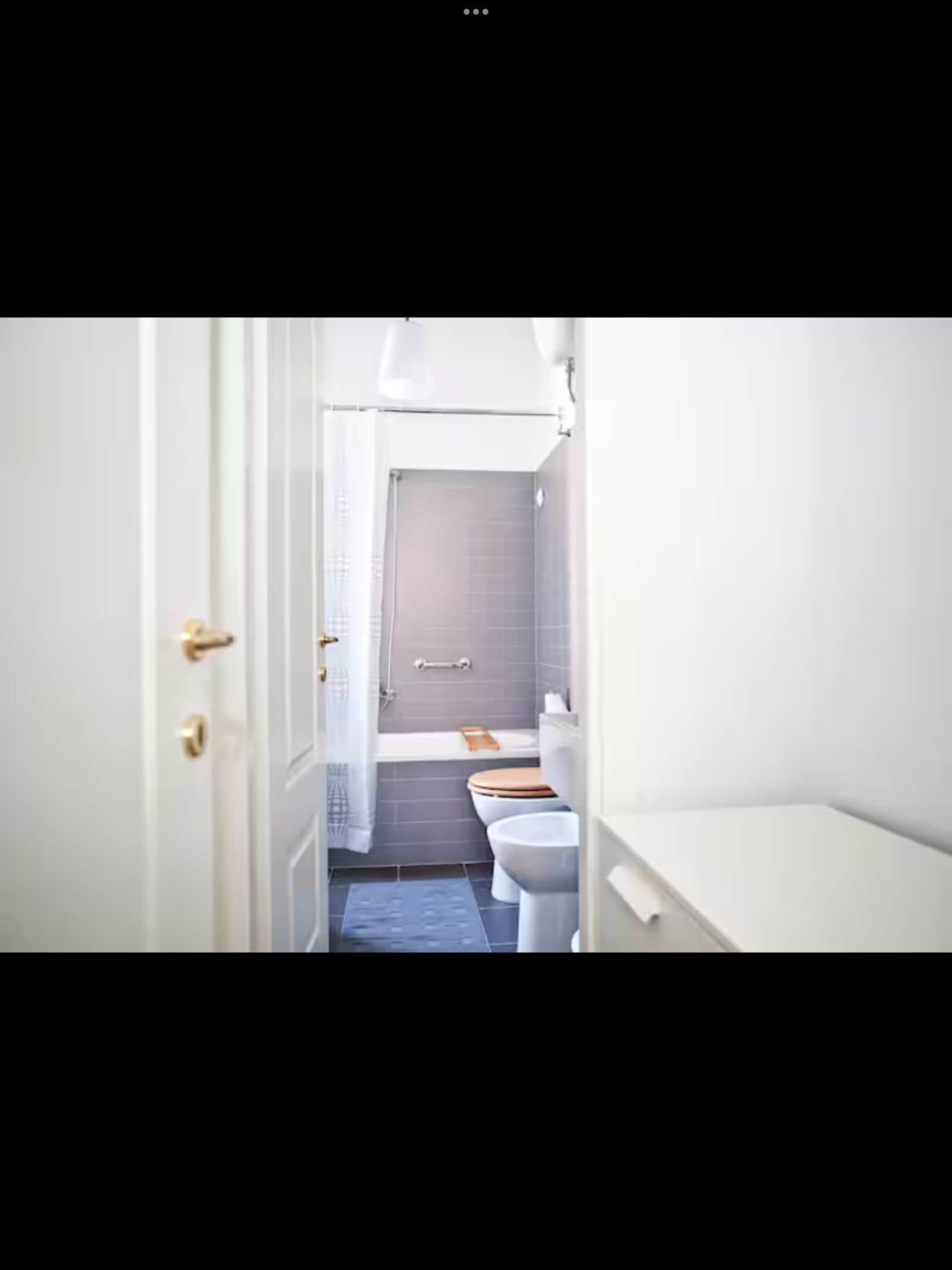Dusche, Haartrockner, Bidet, Handtücher