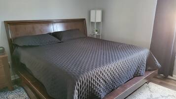 Desk, iron/ironing board, free WiFi, bed sheets