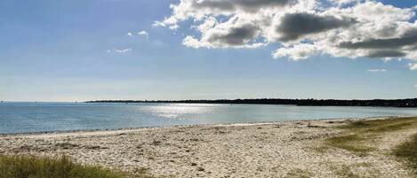 Vlak bij het strand