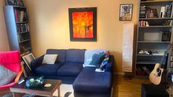 Classic Apartment, City View | Living area