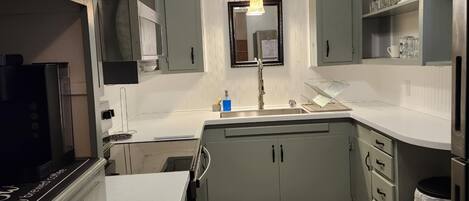 Microwave, oven, stovetop