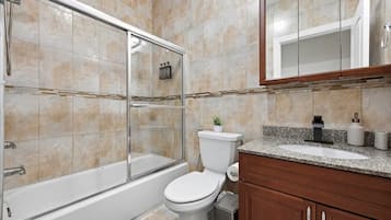Towels, soap, toilet paper