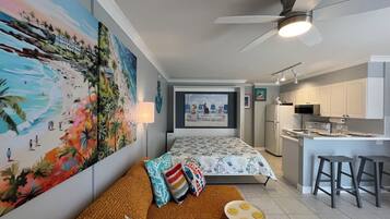 1 bedroom, iron/ironing board, free WiFi, bed sheets