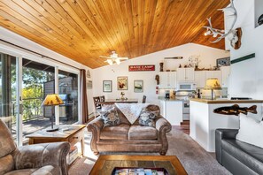 TV, fireplace - New! Community Dock, Community Hot Tub, On Whitefish Lake! (Whitefish)