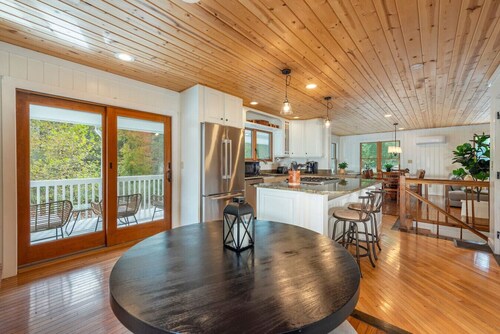 Riverside Bliss Mountain Views Cozy Fires