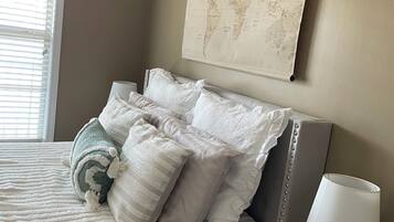 2 chambres, fer et planche Ă repasser, Wi-Fi gratuit, draps fournis