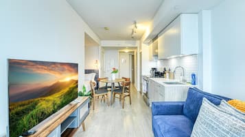 Apartament Elite, vistes a la ciutat | Sala d'estar