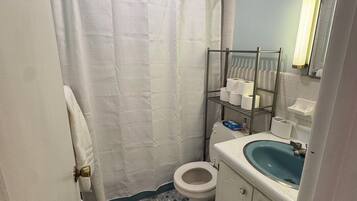 Serviettes fournies, savon, papier toilette