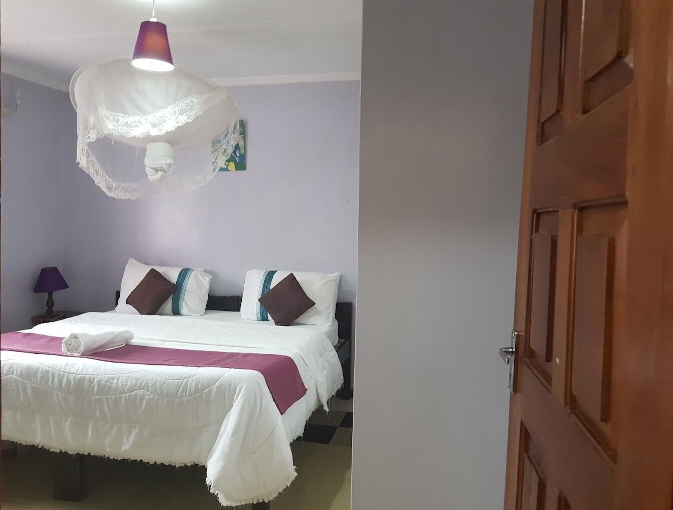 スタンダード シングルルーム ガーデンビュー | WiFi (無料)、ベッドシーツ