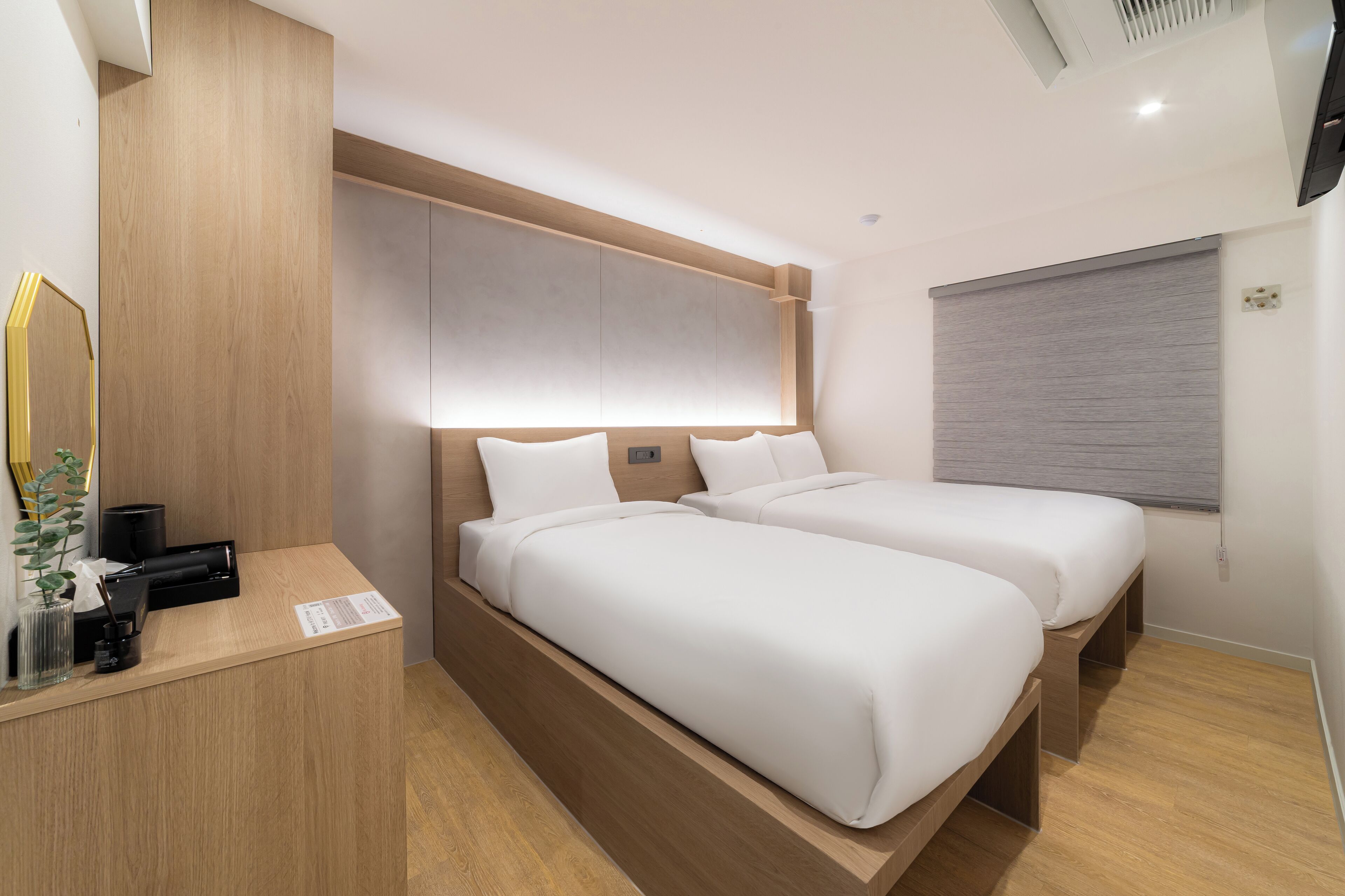 Chambre Deluxe avec lits jumeaux | Wi-Fi gratuit, draps fournis