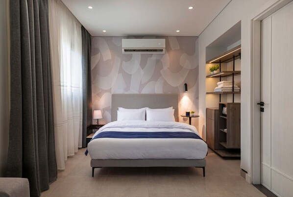 1 chambre, bureau, Wi-Fi, draps fournis