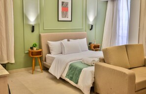 1 chambre, bureau, fer et planche à repasser, Wi-Fi