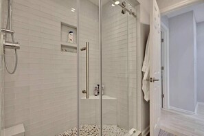 Shower, hair dryer