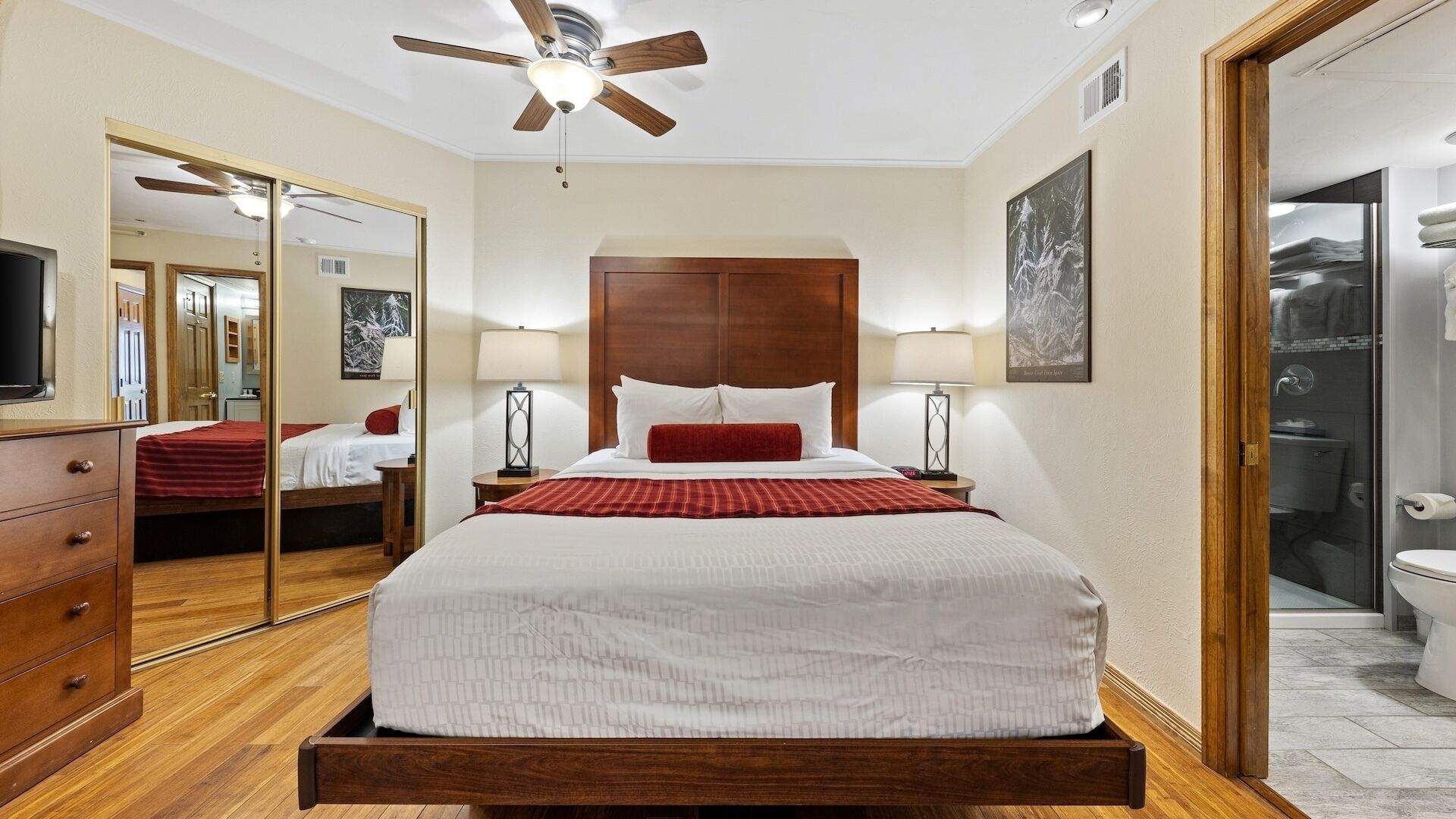 1 غرفة نوم ومكواة/لوح كي وخدمة الإنترنت وملاءات أسرّة