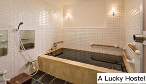 Towels, soap, shampoo, toilet paper