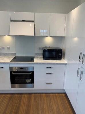 Fridge, microwave, oven, stovetop - 2 Bed Flat- Direct Links to Central London (Grays)