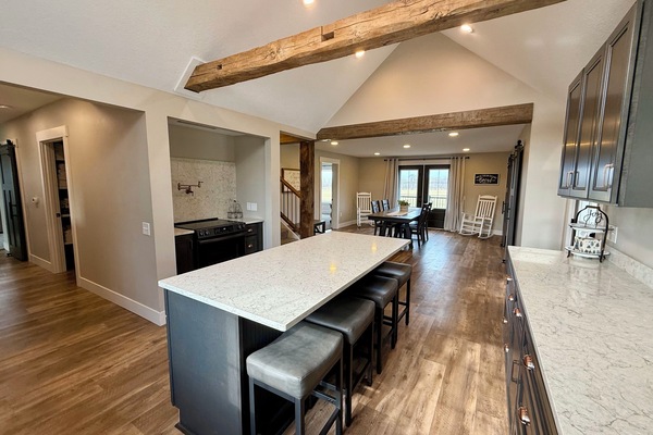 1st Floor - Kitchen with all quartz countertops