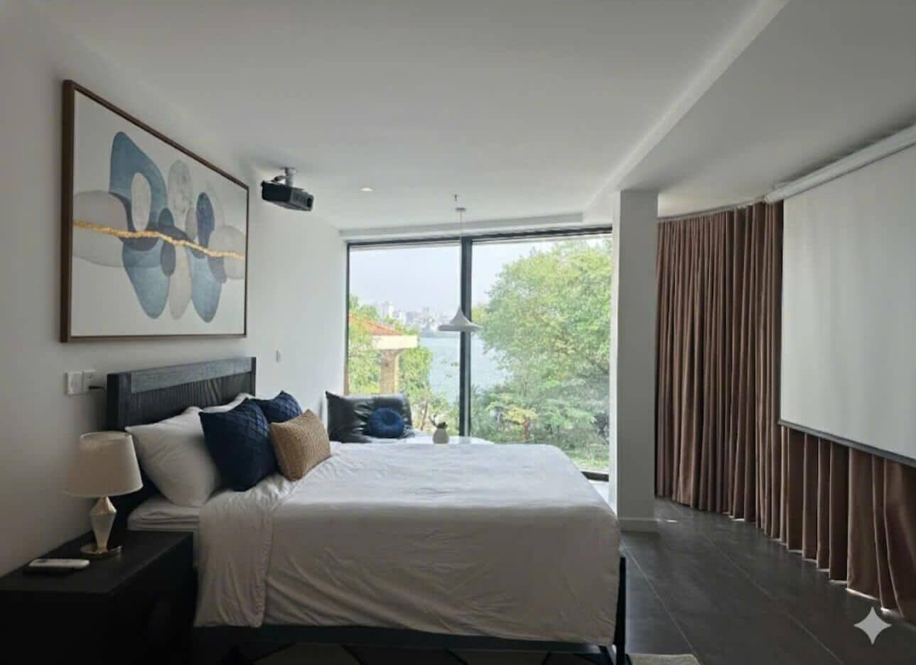 华丽双人房, 湖景 | 办公桌、免费 WiFi、床单