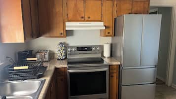 Microwave, oven, stovetop, paper towels