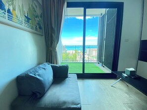 Apartamento, 2 habitaciones, accesible para personas con discapacidad, fumadores | Sala de estar