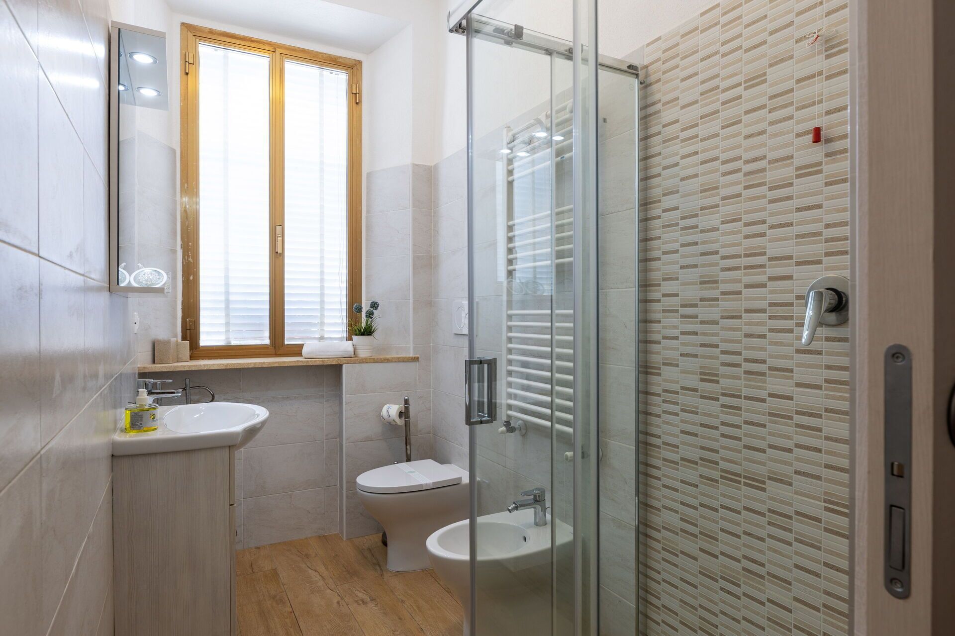 Shower, hair dryer, bidet