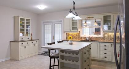 Serene Farmhouse with Trails & Sauna