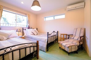 2 slaapkamers, een bureau, gratis wifi, beddengoed