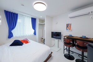 1 quarto, Wi-Fi de cortesia, roupa de cama