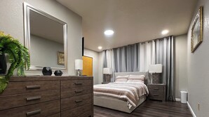 3 室のベッドルーム、アイロン / アイロン台、WiFi、ベッドシーツ