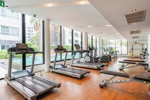 Studio, Multiple Bedrooms, Accessible, Smoking | Fitness facility