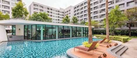 Studio, accessible aux personnes à mobilité réduite, fumeur | Piscine