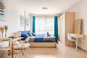 Studio, beberapa kamar, akses difabel, Boleh Merokok | 1 kamar tidur