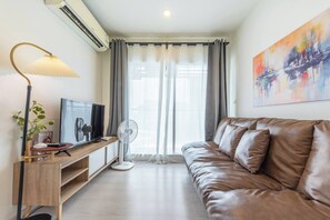 アパートメント 2 ベッドルーム バリアフリー 喫煙可 | リビングルーム