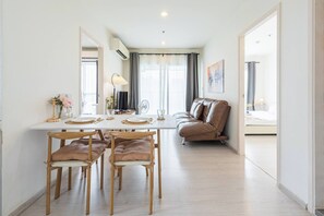 Apartment, 2 Bedrooms, Accessible, Smoking | Dining room - 2BR 7 Mins Walk to BTS Bill Included (Bangkok)