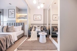 콘도, 침실 1개, 흡연, 수영장 전망 | 거실