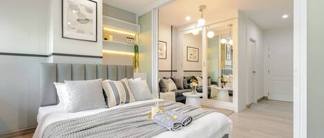 公寓式客房, 1 间卧室, 吸烟房, 泳池景观 | 1 多间卧室