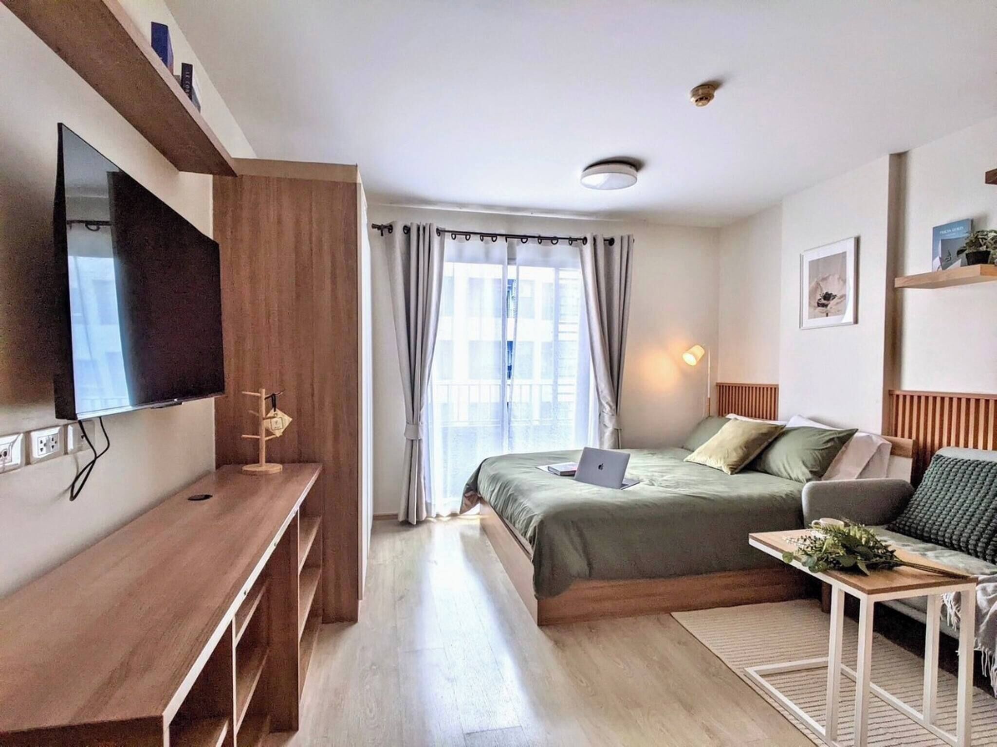 Estudio, varias habitaciones, accesible para personas con discapacidad, fumadores | 1 dormitorio