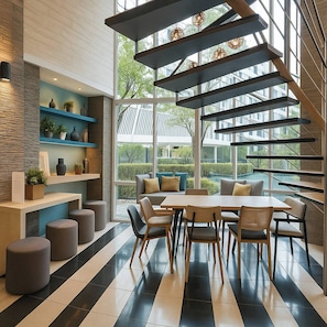 Studio, accessible aux personnes à mobilité réduite | Salle à manger