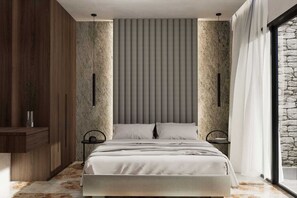 4 chambres, coffres-forts dans les chambres, fer et planche à repasser