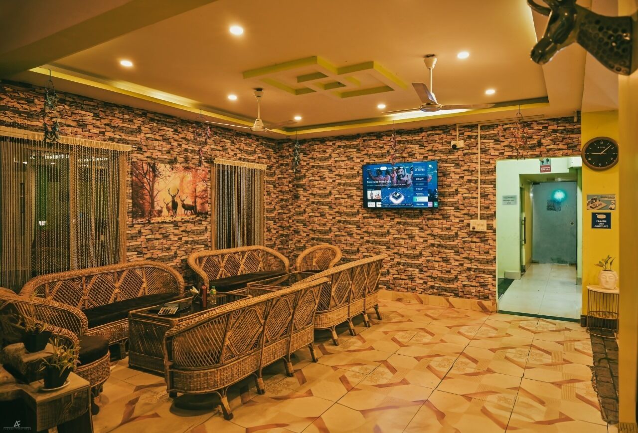 Televisión LED, chimenea