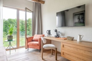 Suite – deluxe, resort-utsikt | Oppholdsområde