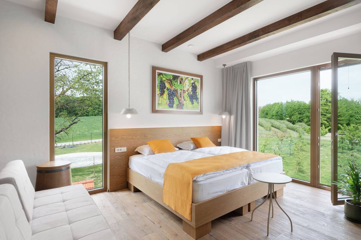 Deluxe Studio | Desk, laptop workspace, free WiFi