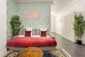 Departamento, vista a la ciudad | Área de sala de estar