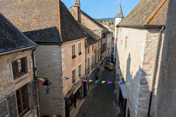 Blick von der Unterkunft