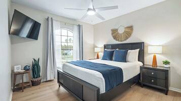 2 bedrooms, iron/ironing board, travel crib, WiFi