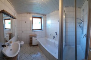 Towels, soap, toilet paper