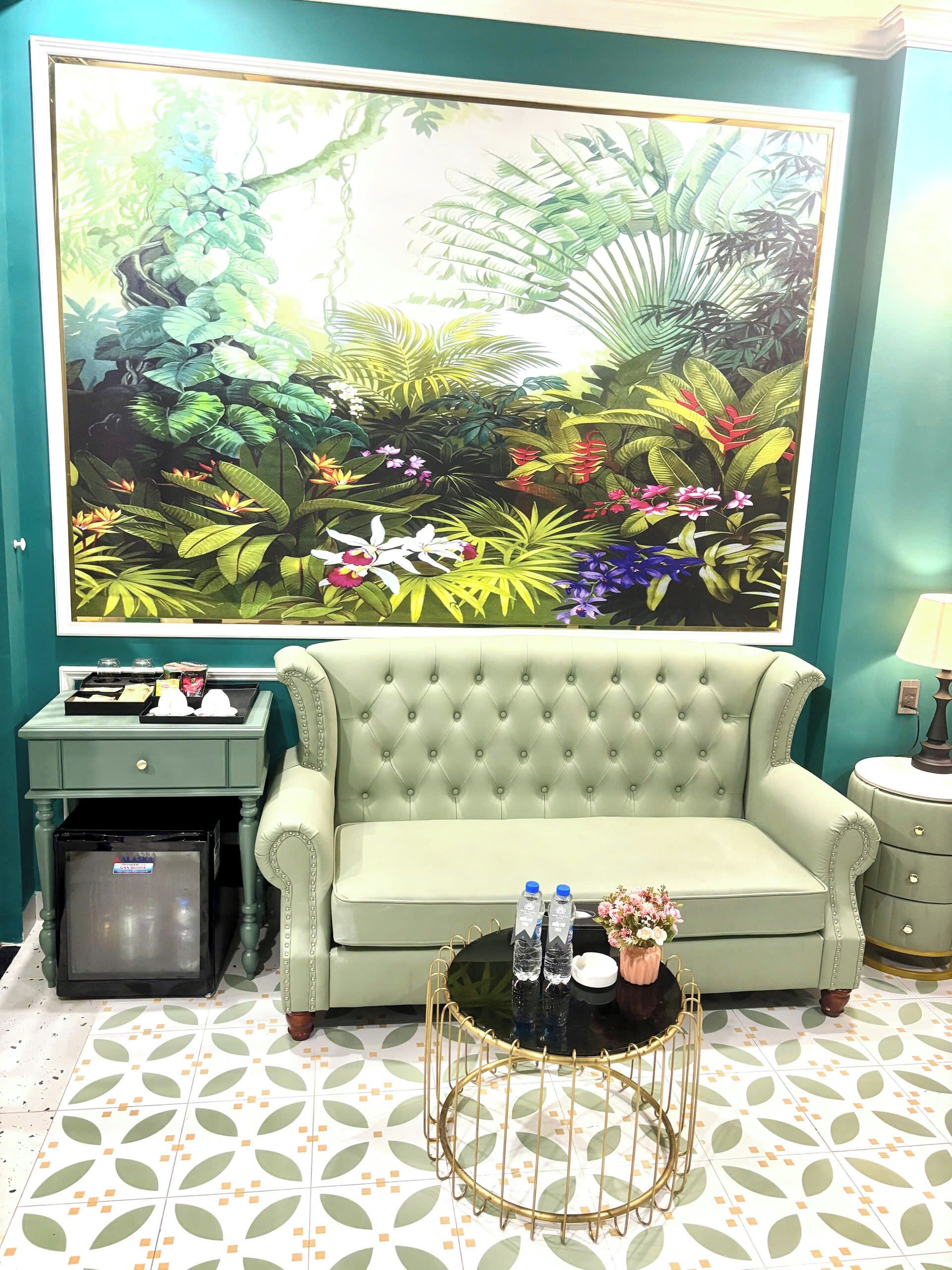 Tremannsrom – familie, byutsikt | Oppholdsområde