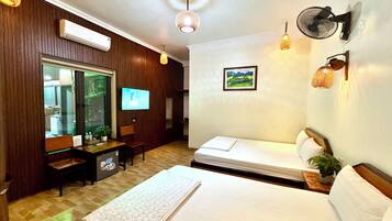 Soundproofing, iron/ironing board, free WiFi